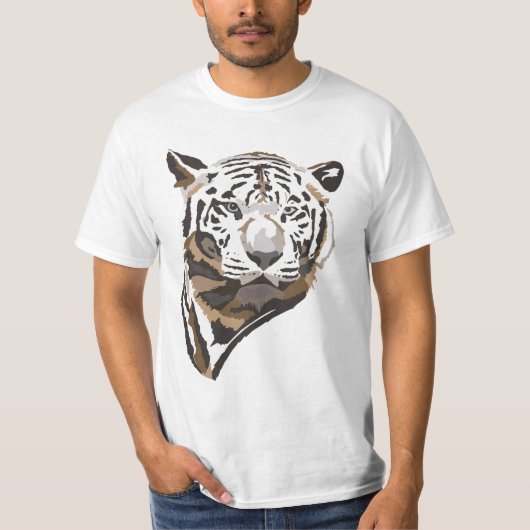 Tiger Retro Classic T-shirt (Voorkant)
