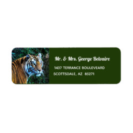 Tiger Return Address Label