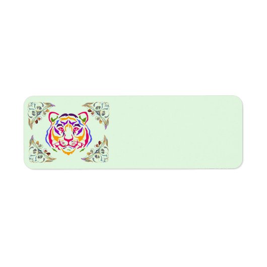 Tiger Return Address Label (Voorkant)