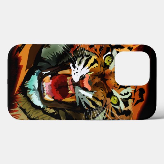 Tiger Roar Case-Mate iPhone Case (Achterkant (horizontaal))