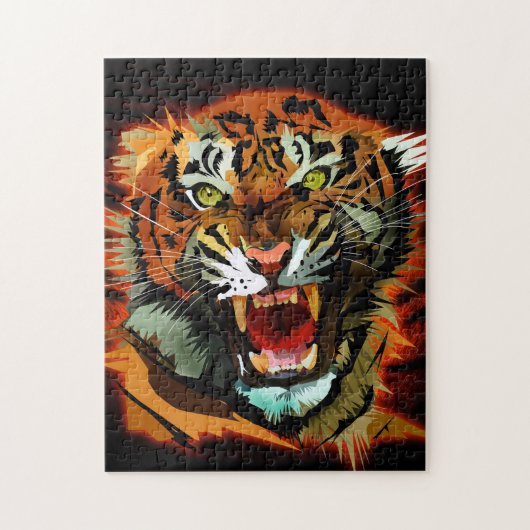Tiger Roar Legpuzzel (Verticaal)