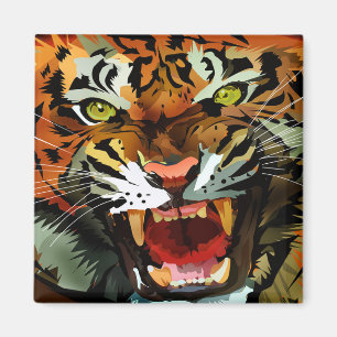 Tiger Roar Magneet