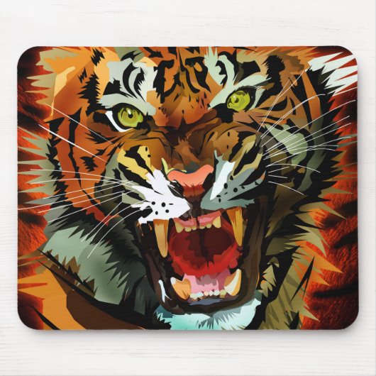 Tiger Roar Muismat (Voorkant)