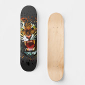 Tiger Roar Persoonlijk Skateboard (Voorkant)