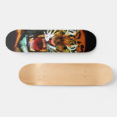 Tiger Roar Persoonlijk Skateboard (Horizontaal)