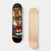 Tiger Roar Persoonlijk Skateboard (Voorkant)