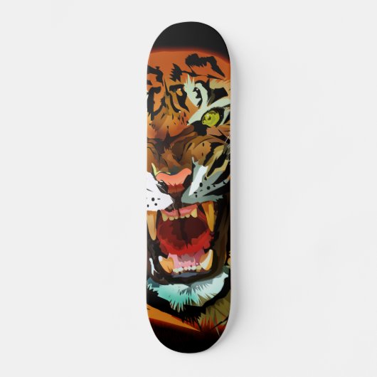 Tiger Roar Skateboard (Voorkant)