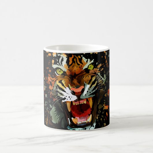 Tiger Roar - Splatter Koffiemok (Center)