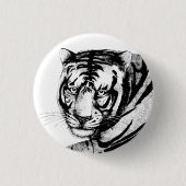 TIGER RONDE BUTTON 3,2 CM (Voorkant)