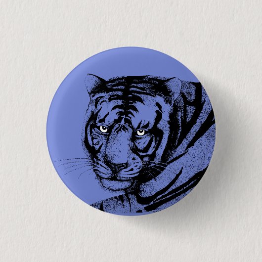 TIGER RONDE BUTTON 3,2 CM (Voorkant)