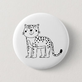 Tiger Ronde Button 5,7 Cm