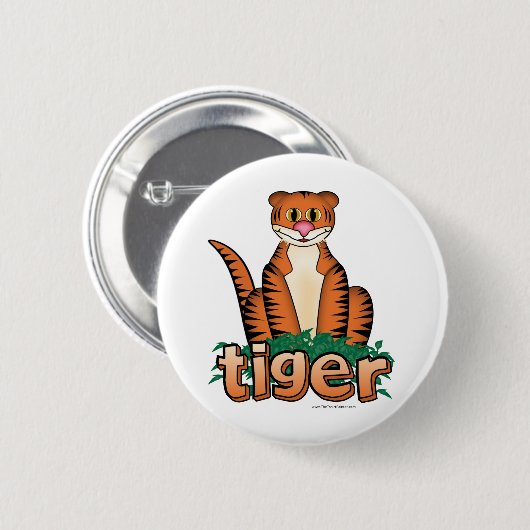 TIGER! RONDE BUTTON 5,7 CM (Voorkant /achterkant)