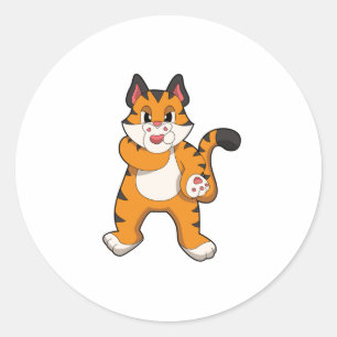 Tiger Ronde Sticker