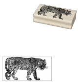 Tiger Rubber Stamp Rubberstempel (Gestempeld)