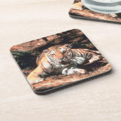 Tiger rust drankjes onderzetter (Linkerzijde)
