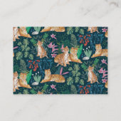 Tiger Safari Baby shower Luier Raffle Enclosure Informatiekaartje (Achterkant)