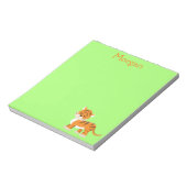 Tiger Safari Green Notitieblok (Linkerzijde)