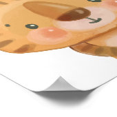 Tiger Safari Nursery Poster Kinder Room Print (Hoek)