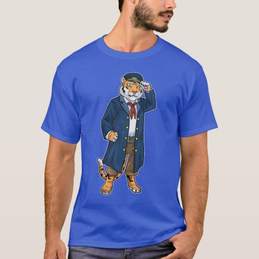 Tiger Sailor Sailor cap T-shirt (Voorkant)