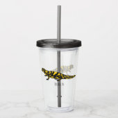 Tiger salamander cartoon illustratie acryl drinkbeker (Voorkant)