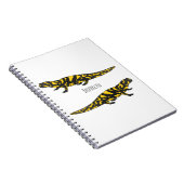 Tiger salamander cartoon illustratie notitieboek (Rechterzijde)