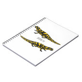 Tiger salamander cartoon illustratie notitieboek (Linkerzijde)