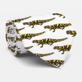 Tiger salamander cartoon illustratie stropdas (Opgerold)