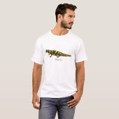 Tiger salamander cartoon illustratie t-shirt (Voorkant volledig)