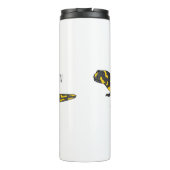 Tiger salamander cartoon illustratie thermosbeker (Achterkant)