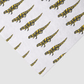 Tiger salamander cartoon illustratie tissuepapier (Detail)