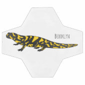 Tiger salamander cartoon illustratie voetbal (Enkel)