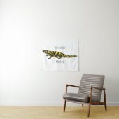 Tiger salamander cartoon illustratie wandkleed (In Situ (horizontaal))