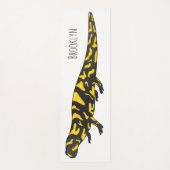 Tiger salamander cartoon illustratie yogamat (Voorkant)