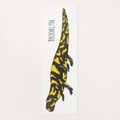 Tiger salamander cartoon illustratie yogamat (Achterkant)