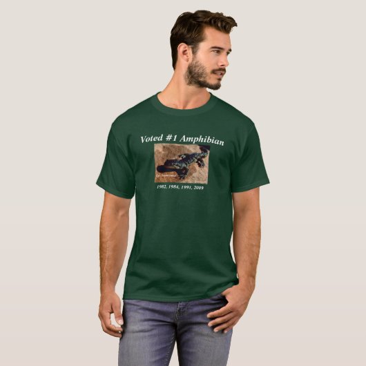 Tiger Salamander (groen) T-shirt (Voorkant volledig)