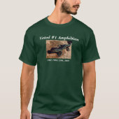 Tiger Salamander (groen) T-shirt (Voorkant)