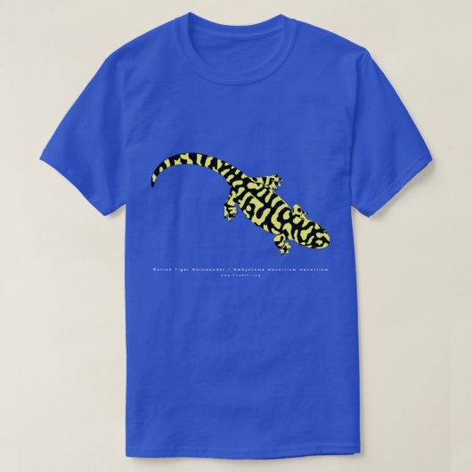 Tiger Salamander op een Shirt (Design voorkant)