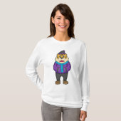 Tiger Scarf Beanie T-shirt (Voorkant volledig)