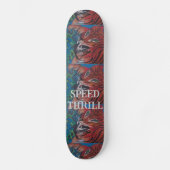 TIGER SCHAATS BOARD ONTWERP VAN PAULA REILLY PERSOONLIJK SKATEBOARD (Voorkant)