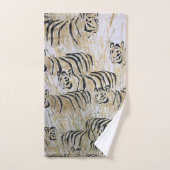 Tiger Schilderen Vezel Art Print Badhanddoek Set Bad Handdoek (Handdoek)