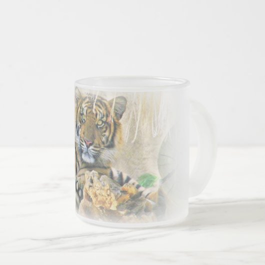 Tiger,Seeking_ Matglas Koffiemok (Voorkant rechts)