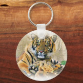 Tiger,Seeking_ Sleutelhanger (Voorkant)