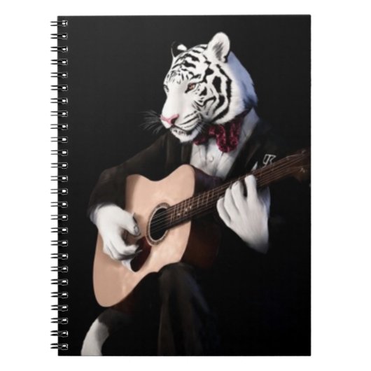 Tiger Serenade – Artistic Notebook Cover Notitieboek (Voorkant)