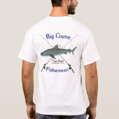 Tiger Shark big game fish shirt (Achterkant)
