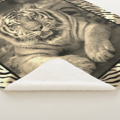 Tiger Sherpa Blanket Deken (3/4)