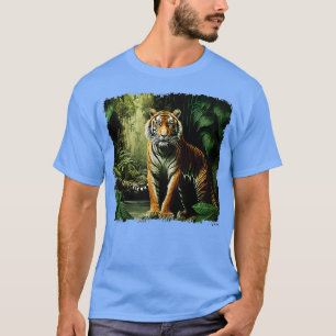 Tiger Shirt Oerwoud Safari Wildlife Animal Tiger