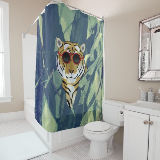 Tiger Shower Curtain Douchegordijn (In situ)