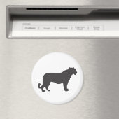 Tiger Silhouette Magneet (Insitu (Vaatwasser))
