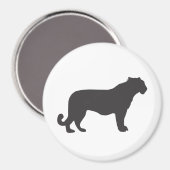 Tiger Silhouette Magneet (Voorkant / Achterkant)
