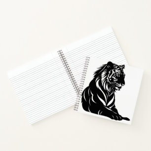 Tiger Silhouette Notitieboek